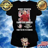Bobby bowden florida state seminoles thank you for the memories Ladies tee