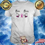 Boo bees breast cancer ghost shirt