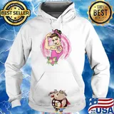 Breast Cancer Awareness Rosie Riveter Strength Pink Ribbon T-Shirt Hoodie
