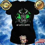 BUCKLE UP BUTTERCUP YOU JUST FLIPPED MY WITCH SWITCH MALEFICENT Shirt Ladies tee
