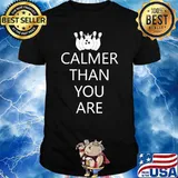 Calmer Than You Are Bowling T-Shirt