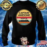 Captain awesome boating vintage s Sweater
