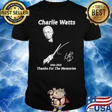 Charlie Watts 1941 2021Thanks For The MemoriesShirt