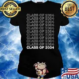 Class of 2034 Teacher Student T-Shirt Ladies tee