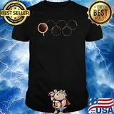 Coffee lover spills a trail of rings T-Shirt