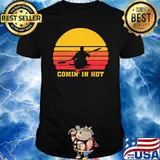 Comin in hot kayak vintage shirt