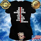 Covid Measles Varicella Vaccinated Varicella T-Shirt Ladies tee