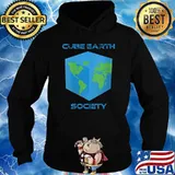Cube Earth Society T-Shirt Hoodie
