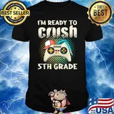 Cute Gamer Controller School I'm Ready to Crush 5th Grade T-Shirt