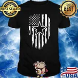 Dallas Jersey Football CowBoys Flag Usa T-Shirt