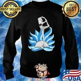 Dancer in Blue T-Shirt Sweater