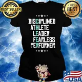 Disciplined Athlete Learer Fearless Performer T-Shirt Ladies tee