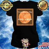 Dont Blame Me I Voted For The Scary Orange Guy Moon T-Shirt Ladies tee