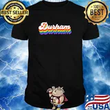 Durham NC Bull City Rainbow T-Shirt