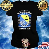 Egal Wo Ich Mich Herumtreibe Balge Wird Immer Mein Habbergen Zuhause Sein Shirt Ladies tee