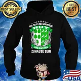 Egal wo ich mich herumtreibe huy wird immer mein zuhause sein logo s Hoodie
