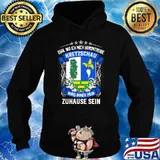 Egal wo ich mich herumtreibe kretzschau wird immer mein zuhause sein logo s Hoodie