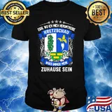 Egal wo ich mich herumtreibe kretzschau wird immer mein zuhause sein logo shirt