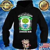 Egal wo ich mich herumtreibe oranienbaum wird immer mein zuhause sein logo s Hoodie