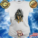 Egyptian god Anubis, Egypt hieroglyph pyramid T-Shirt Ladies tee