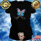Fanciful Butterfly T-Shirt Ladies tee