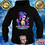 Fight Like A Girl Rheumatoid Arthritis Awareness Skull Flower Shirt Hoodie