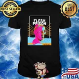 Flesh prison skull no escape shirt