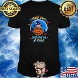 Forget Candy Just Give Me a Dog Pumpkin Corgi Halloween T-Shirt