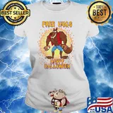 Free Hugs Happy Halloween Warewolf T-s Ladies tee