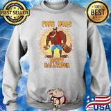 Free Hugs Happy Halloween Warewolf T-s Sweater