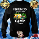 Friends dont let friends camp alone flamingo beer s Sweater