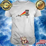 Frisbee In The Mountain Disc Golf Giftidea Frolf Vintage T-Shirt