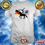 German American Flag Vaulters Vaulting T-Shirt