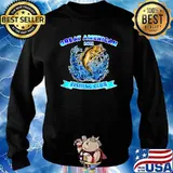 Great American Fishing Club Bass Fisherman Fish Lake T-Shirt Sweater