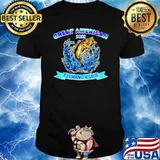 Great American Fishing Club Bass Fisherman Fish Lake T-Shirt