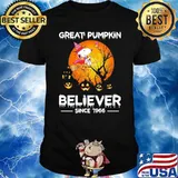 Great Pumkin Believer Since 1966 Blood Moon Snoopy Shirt