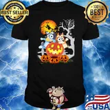 Halloween Bluey Pumpkin T-Shirt