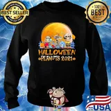 Halloween Peanuts 2021 Snoopy Skull Blood Moon Shirt Sweater