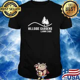 Hillside Gardens Lawn Care Co White Logo T-Shirt