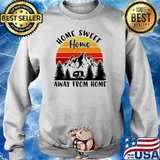 Home Sweet Home Away From Home Camping Vintage Shirt Sweater