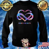 Hope For A Cure Crohn's And Colitis Heart Hologram Shirt Sweater