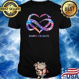 Hope For A Cure Crohn's And Colitis Heart Hologram Shirt