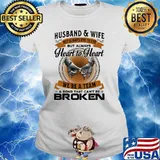Husband and Wife heart to heart Ladies tee
