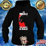 I am godzilla your argument is invalid Hoodie