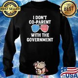 I Don’t Co-parent With The Government American Flag T-Shirt Sweater