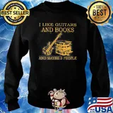 I like guitars and books and maybe 3 people s Sweater