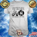 I like mountain biking and records and maybe 3 people shirt