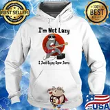 I'm Not Lady I Just Enjoy Slow Jams Sloth Blood Moon Shirt Hoodie