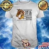I smile when i catch god me watching through the eyes of a horse shirt