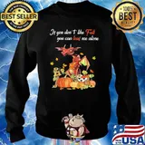 If You Don't Like Fall You Can Leaf Me Alone Dragon Pumkin Shirt Sweater